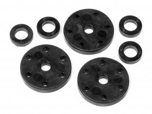 HB 6 HOLES SHOCK PISTON SET (1.3,1.4,1.5MM)